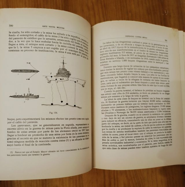 Arte Naval Militar Luis Carrero. Las armas navales