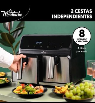 Freidora de aire doble Moustache 8L