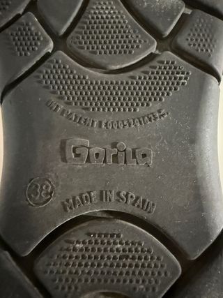 Zapatos Gorila Negros Velcro