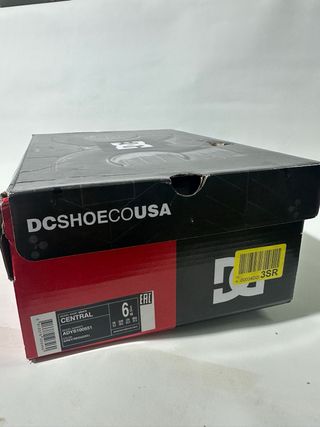 Zapatillas DC Shoes Central Grises/Rojas Talla38,5