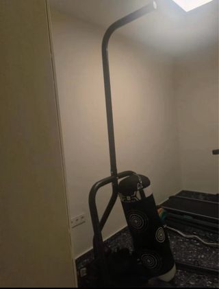 Saco de boxeo con base y accesorios