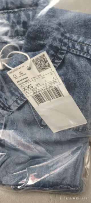 Camisa vaquera Mango XXS