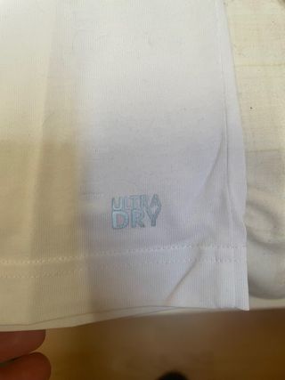 Camiseta Lacoste manga larga blanca y azul