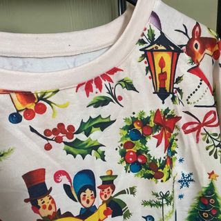 Sudadera Navidad Estampado Vintage