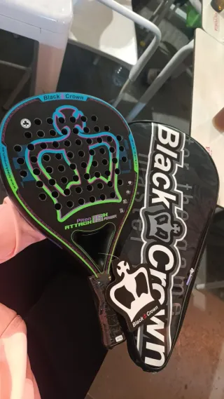 Pala Padel Black Crown Piton Attack 15K