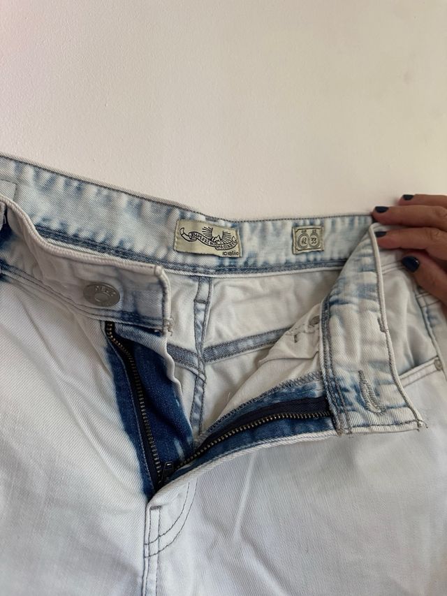 Celio Pantalón Corto Hombre Azul Claro