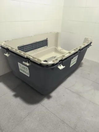 Transportín Perro Grande Beige/Gris