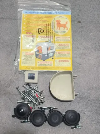 Transportín Perro Grande Beige/Gris