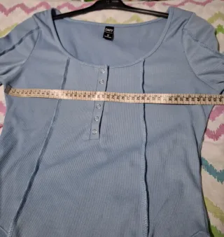 Camiseta Dazy canalé manga larga