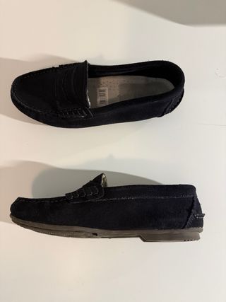Mocasines niño negros