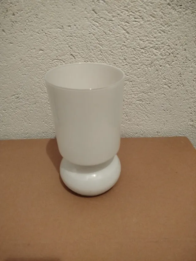 Lámpara IKEA LYKTA Vidrio Blanco