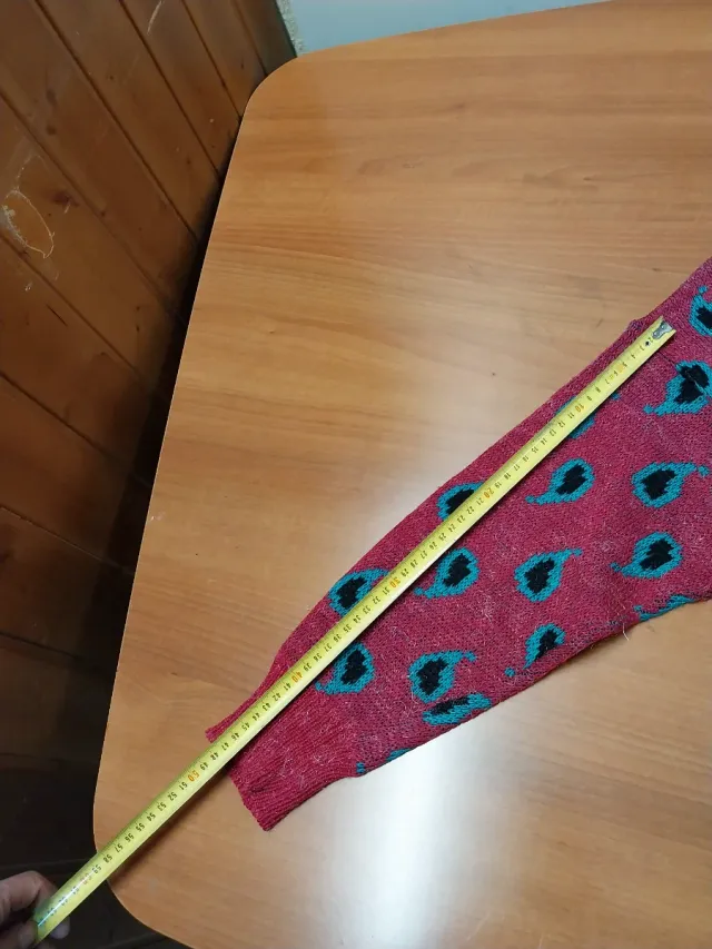 Jersey vintage mujer rosa y turquesa