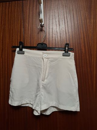Shorts blancos mujer vestir