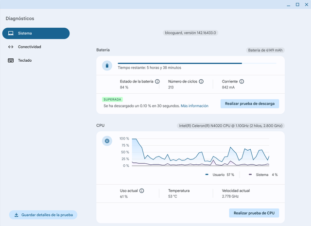 Chromebook HP X360 14a-ca0017ns