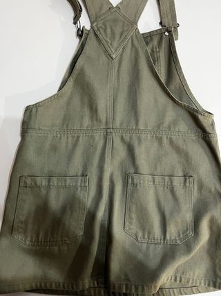 Peto vaquero falda Pull&Bear verde