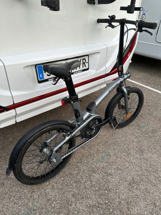 Bicicleta pieghevole Btwin grigia