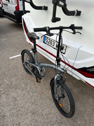Bicicleta pieghevole Btwin grigia
