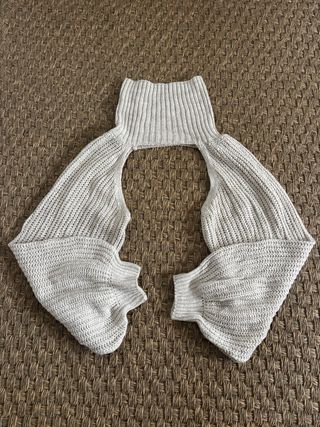 Jersey de punto cuello alto mangas