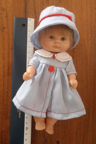 Lote 2 Muñecos Bebé Vestidos