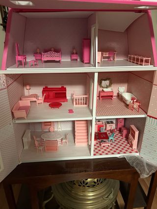 Casita de muñecas Hello Kitty rosa