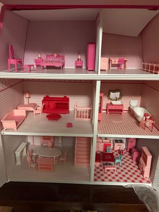 Casita de muñecas Hello Kitty rosa