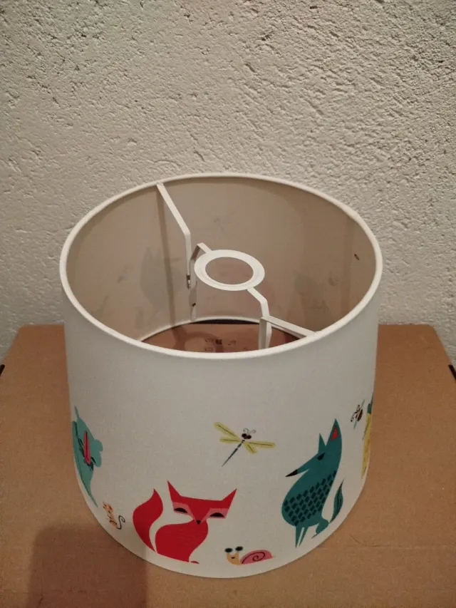 Pantalla lámpara infantil animales