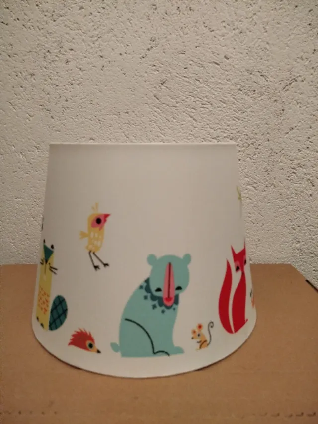 Pantalla lámpara infantil animales