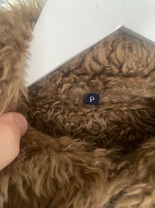 Chaqueta de pana con cuello de borrego