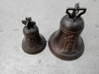 Set 2 Campane martinelli in Bronzo giubileo 2000