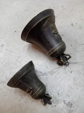 Set 2 Campane martinelli in Bronzo giubileo 2000