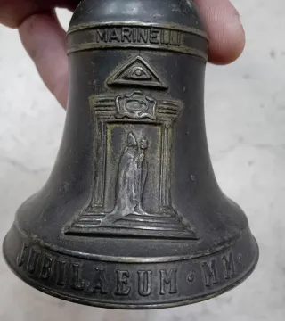 Set 2 Campane martinelli in Bronzo giubileo 2000