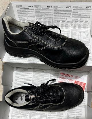 Calzado Seguridad Panter Punta Hierro negro 40.
