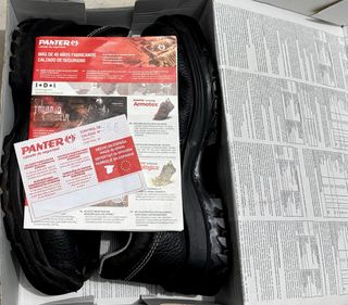 Calzado Seguridad Panter Punta Hierro negro 40.