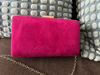Bolso de fiesta rosa fucsia