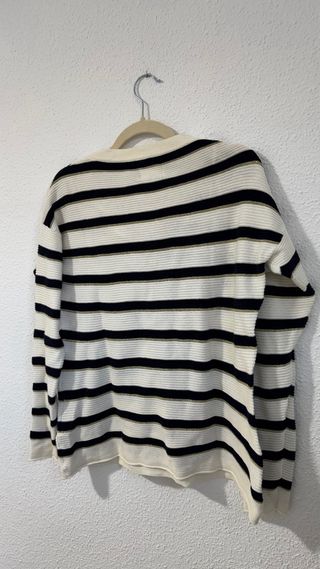 Jersey Springfield Rayas Negro y Blanco