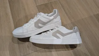 Zapatillas Levis Swift Talla 45 Blancas/Gris