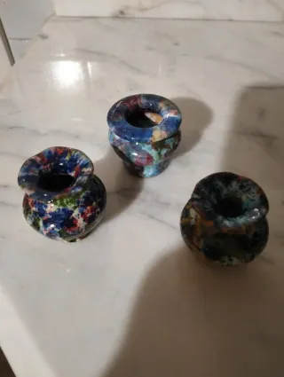 Tre anforette decorative