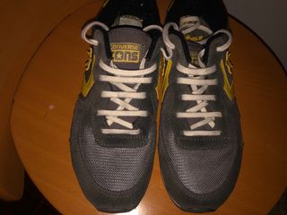 Deportivas Converse Talla 40 Gris/Amarillo
