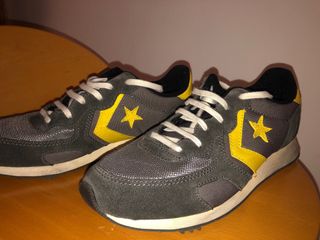 Deportivas Converse Talla 40 Gris/Amarillo