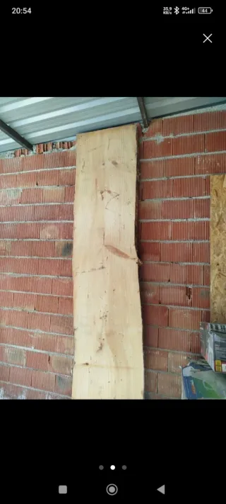 Tablón encimera rústico madera natural