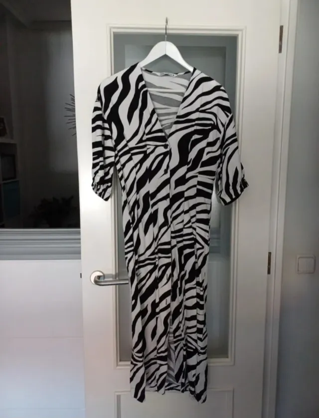 Vestido Zara Cebra