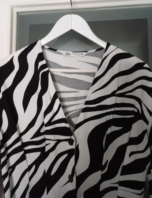 Vestido Zara Cebra