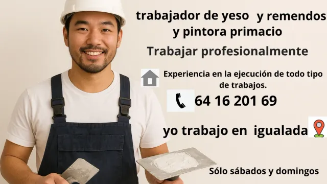 Trabajos de Yeso y Pintura en Igualada