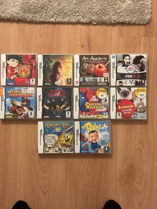 Lote 8 Juegos Nintendo DS