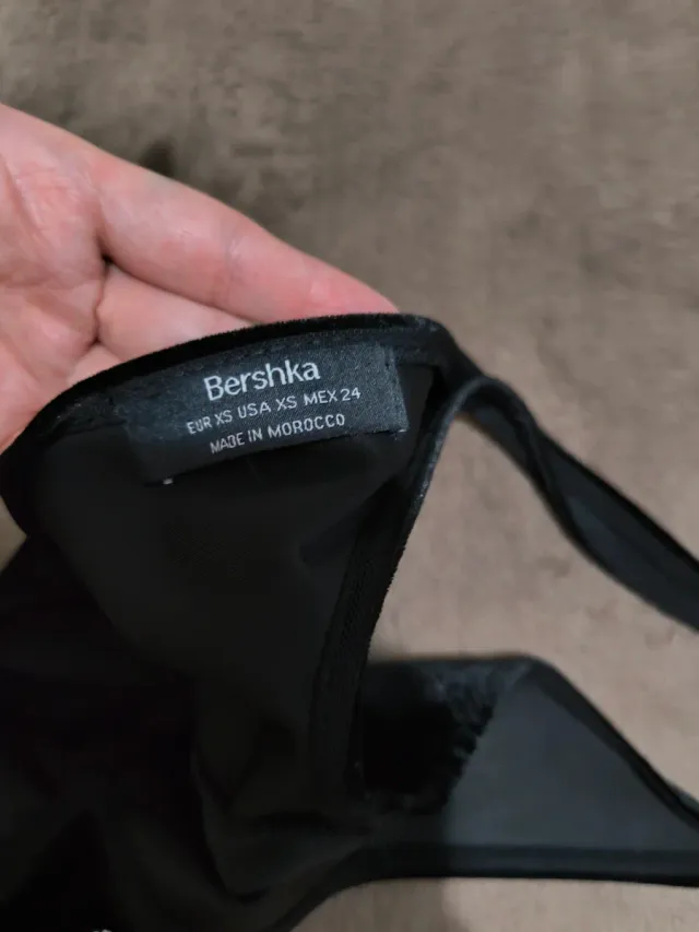 Body terciopelo Bershka