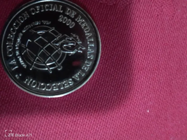 Moneda Conmemorativa Real Madrid 2000