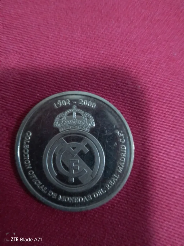 Moneda Conmemorativa Real Madrid 2000