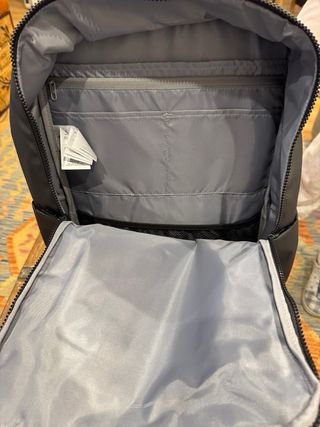 Mochila Adidas Negra con Logo Blanco