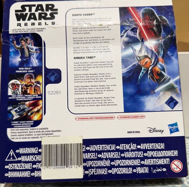 Pack Darth Vader e Ahsoka Tano Hasbro