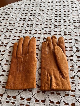 Guantes de piel talla S con forro